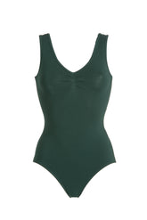 BODY CANOTTA A V VERDE - ABBIGLIAMENTO DANZA CLASSICA & BALLET | DEHA