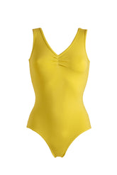 BODY CANOTTA A V GIALLO - ABBIGLIAMENTO DANZA CLASSICA & BALLET | DEHA
