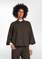 CAMICIA AMPIA JACQUARD E LUREX OTHER - ONE MILE FROM THE STUDIO | FW26 | DEHA