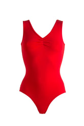 BODY CANOTTA A V ROSSO - ABBIGLIAMENTO DANZA CLASSICA & BALLET | DEHA