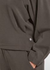 BOMBER FULL ZIP IN MODAL SOFT TOUCH MARRONE - Felpe e Maglie | DEHA