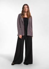 BLAZER IN COTONE ORGANICO MARMORIZZATO MARRONE - Giacche e Giubbotti | DEHA