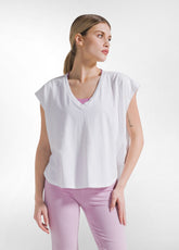 T-SHIRT LOOSE-FIT IN JERSEY ORGANICO BIANCO - WHITE | DEHA