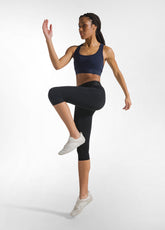 FORMGEBENDE CAPRIHOSE, SCHWARZ - Leggings & Trainingshosen | DEHA