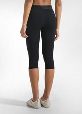 SHAPING CAPRI PANTS, BLACK - BLACK | DEHA