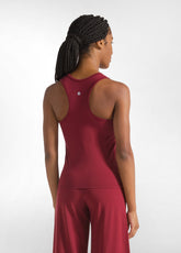 SPORTLICHES TANK TOP AUS STRETCH-JERSEY - ROT - CORDOVAN RED | DEHA