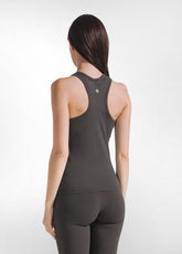 TOP VOGATORE IN JERSEY STRETCH MARRONE - MOKA BROWN | DEHA