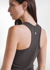 TOP VOGATORE IN JERSEY STRETCH MARRONE - MOKA BROWN | DEHA