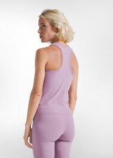 TOP VOGATORE IN JERSEY STRETCH LILLA - DUSTY LILAC | DEHA