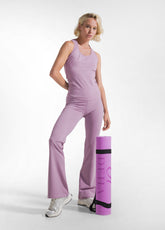TOP VOGATORE IN JERSEY STRETCH LILLA - DUSTY LILAC | DEHA