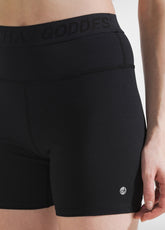 JERSEY STRETCH SHORTS - BLACK - BLACK | DEHA