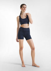TOP AND SHORTS SET IN BLUE STRETCH JERSEY - Trainingsanzüge | DEHA