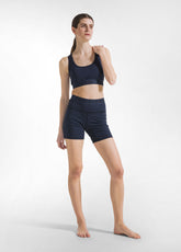 JERSEY STRETCH SHORTS - BLUE - BLUE NIGHT | DEHA