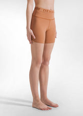 JERSEY STRETCH SHORTS - BROWN - AMBER BROWN | DEHA