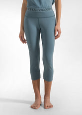 LEGGINGS 7/8 JERSEY-STRETCH BLU - TEAL BLUE | DEHA
