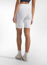 JERSEY STRETCH BIKER SHORTS - WHITE - WHITE | DEHA