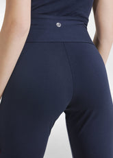 JERSEY STRETCH BIKER SHORTS - BLUE - Sports shorts - Outlet | DEHA