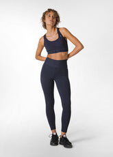 LEGGINGS A VITA ALTA TINTA UNITA BLU - DEHA ESSENTIALS | DEHA