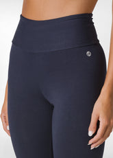 LEGGINGS A VITA ALTA TINTA UNITA BLU - DEHA ESSENTIALS | DEHA