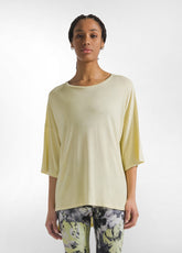 OVERSIZE VISCOSE T-SHIRT - YELLOW - Tops & sports bras - Outlet | DEHA
