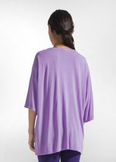 T-SHIRT YOGA OVERSIZE VIOLA - BRIGHT VIOLET | DEHA