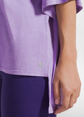 PURPLE OVERSIZE YOGA T-SHIRT - Tops & sports bras - Outlet | DEHA