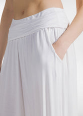 PANTALONE ODALISCA IN VISCOSA BIANCO - Set Yoga / Pilates | DEHA