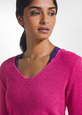 MAGLIA BOUCLE' FUCSIA - FUCHSIA PINK | DEHA