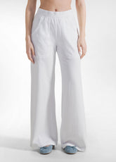 JERSEY MAGNUM PANTS - WHITE - WHITE | DEHA