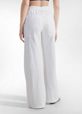 JERSEY MAGNUM PANTS - WHITE - WHITE | DEHA