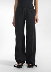 PANTALONE MAGNUM IN JERSEY NERO - BLACK | DEHA