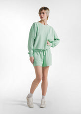 FRENCH TERRY SHORTS - GREEN - Sports shorts - Outlet | DEHA