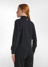 CORE FULL-ZIP LIGHT SWEATSHIRT - BLACK - BLACK | DEHA