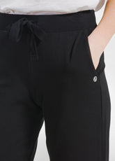 CUFFED LIGHT SWEATPANTS - BLACK - DEHA ESSENTIALS | DEHA