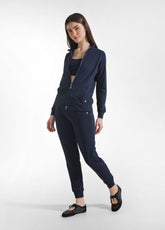 CUFFED LIGHT SWEATPANTS - BLUE - DEHA ESSENTIALS | DEHA