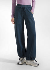 PANTALONI 'MAGNUM' IN FELPA LEGGERA BLU - NIGHT BLUE | DEHA