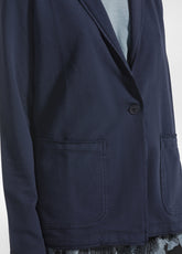 BLAZER IN FELPA LEGGERA BLU - BLUE NIGHT | DEHA