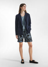 BLAZER IN FELPA LEGGERA BLU - BLUE NIGHT | DEHA