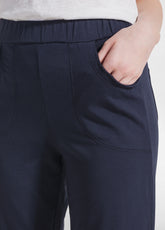 PANTALONI SLIM FIT IN COTONE STRETCH BLU - BLUE NIGHT | DEHA