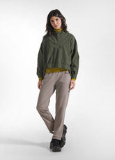 GREY STRETCH COTTON TROUSERS - TAUPE | DEHA