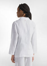LINEN BLAZER - WHITE - WHITE | DEHA