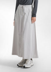 GONNA IN VELLUTO CON COULISSE IN VITA GRIGIO - ICE GREY | DEHA
