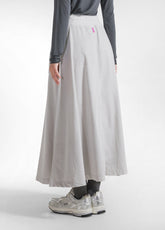 GONNA IN VELLUTO CON COULISSE IN VITA GRIGIO - ICE GREY | DEHA