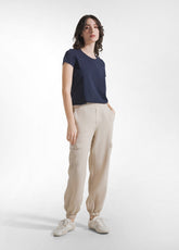 CARGO LEINEN -HOSE - BEIGE - BEIGE | DEHA