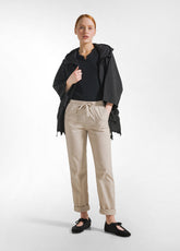 POPLIN STRAIGHT PANTS - BEIGE - Pants - Outlet | DEHA