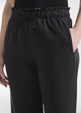PANTALONI JOGGER IN LYOCELL NERO - Best Sellers | DEHA
