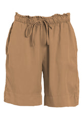 TWILL TENCEL SHORTS - BRAUN - Bermudashorts - Outlet | DEHA