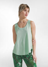 TOP COMFORT IN COTONE ORGANICO VERDE - WATER GREEN | DEHA