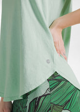 TOP COMFORT IN COTONE ORGANICO VERDE - WATER GREEN | DEHA