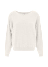 PULLOVER GIROCOLLO BIANCO - MILK WHITE | DEHA